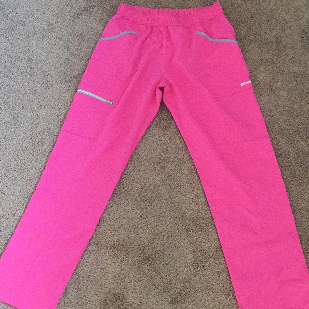 Greys anatomy pink scrub pants